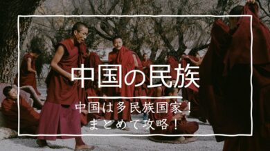 多民族国家】中国の少数民族 チベット、ウイグルの特徴とは