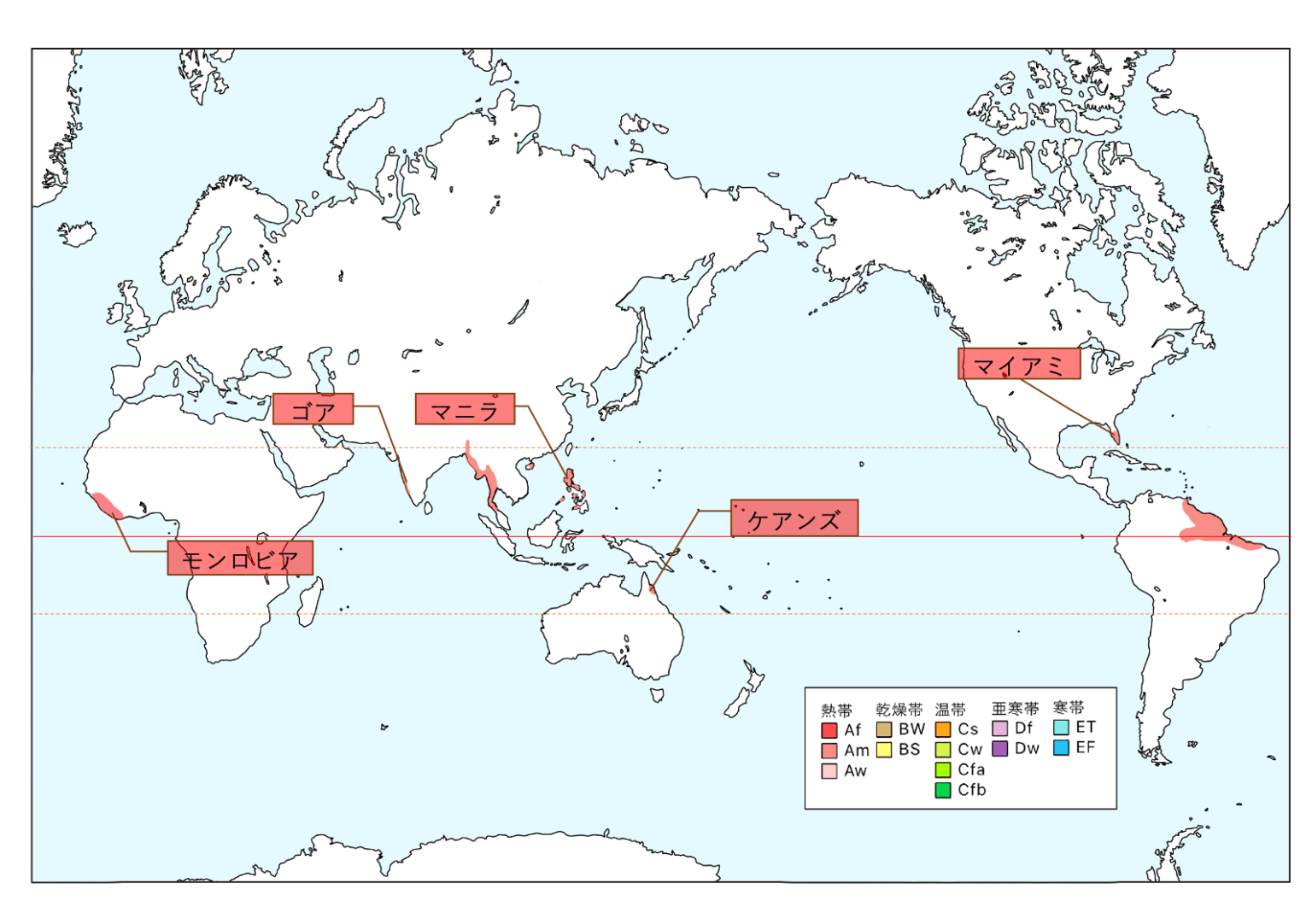 熱帯モンスーン気候(Am)とは!? 特徴を簡単に覚える方法! | 受験地理短期マスター塾