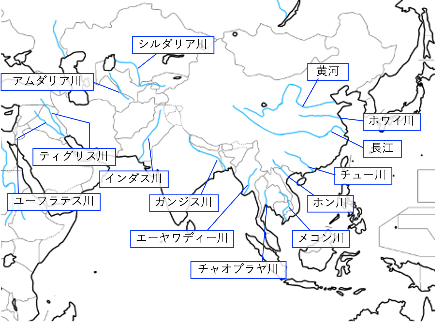 高校地理で重要な河川をまとめてみた 受験地理b短期マスター塾受験地理b短期マスター塾