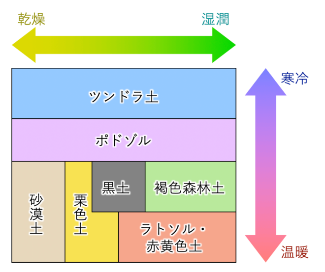 間帯土壌と成帯土壌の覚え方 種類も違いもまとめて攻略 受験地理b短期マスター塾